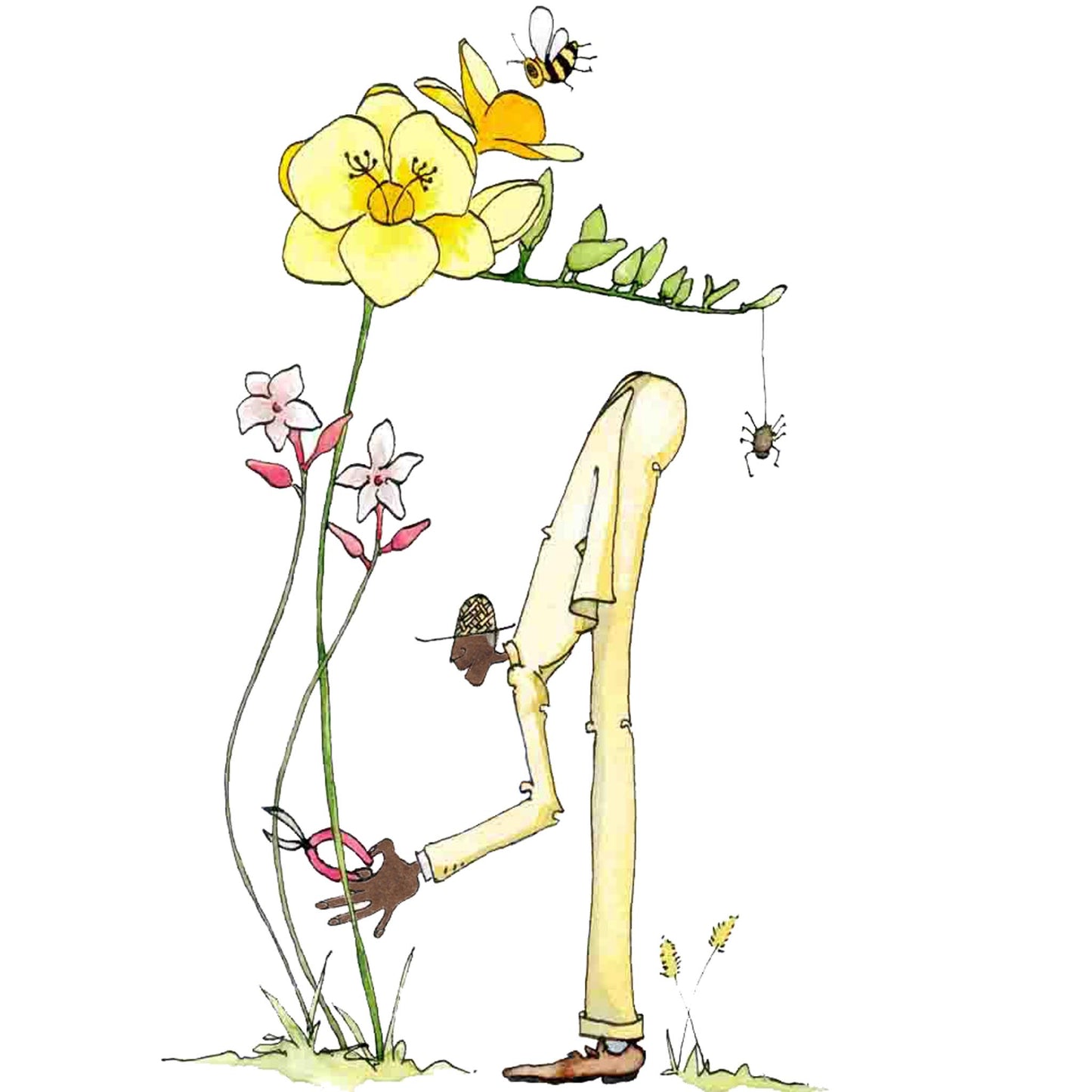 Gardening Busy Bee
