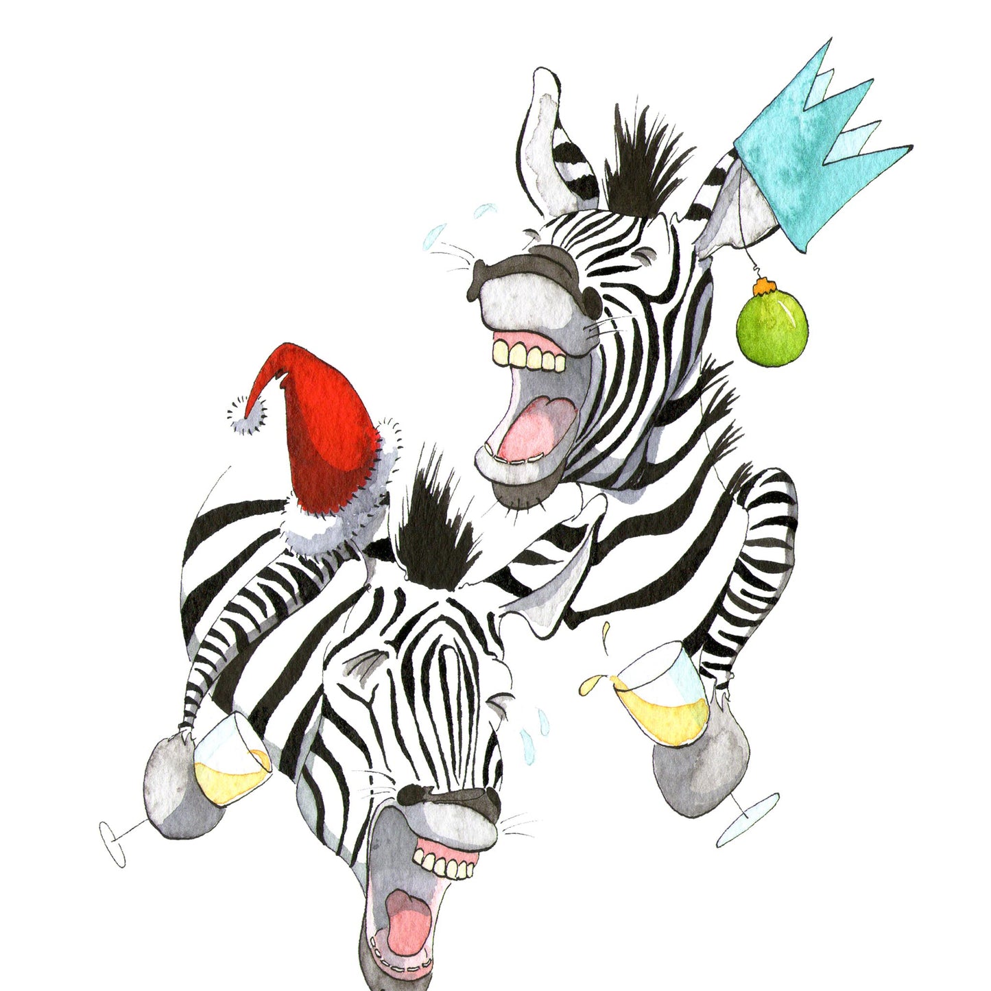 Christmas Zebra
