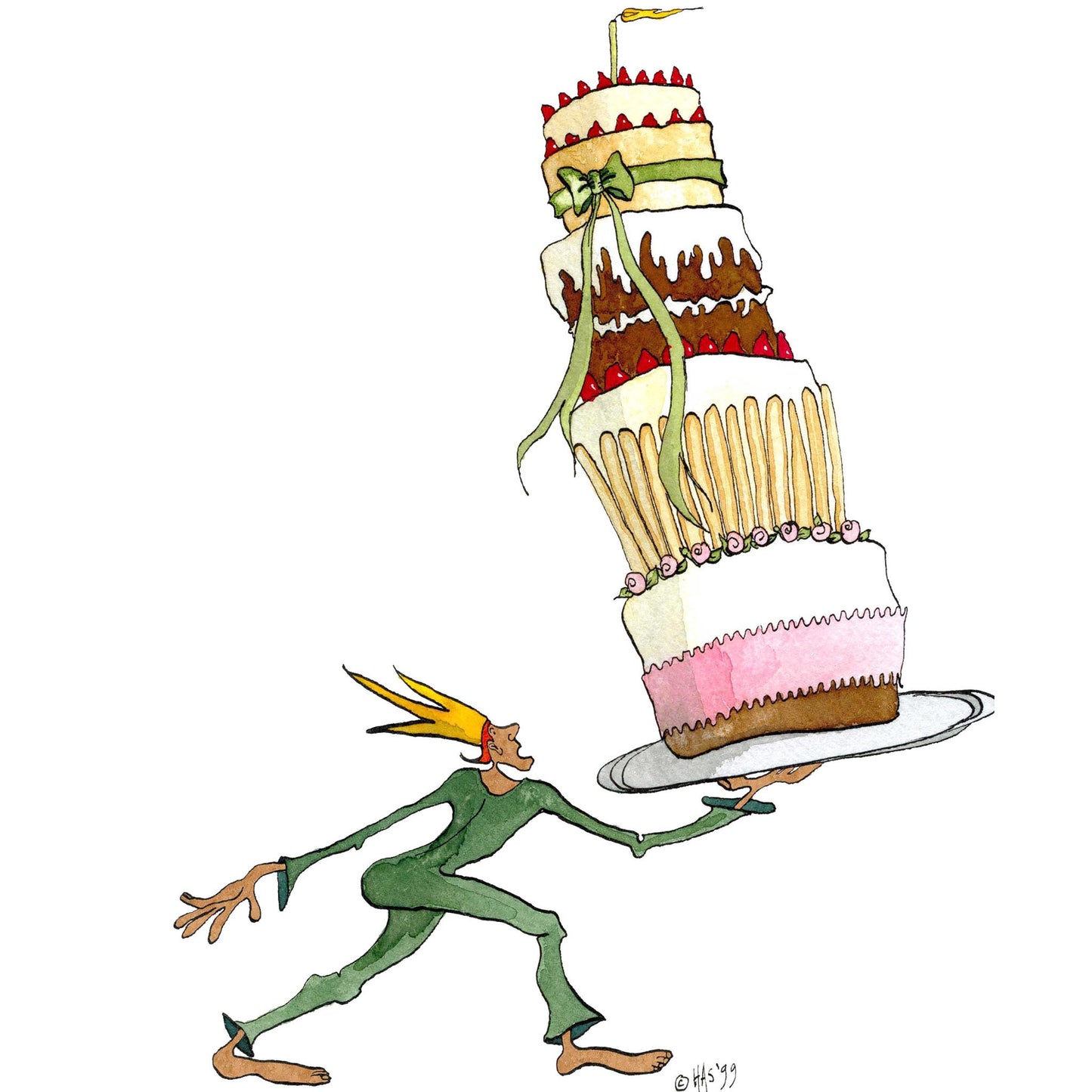 Towering Cake