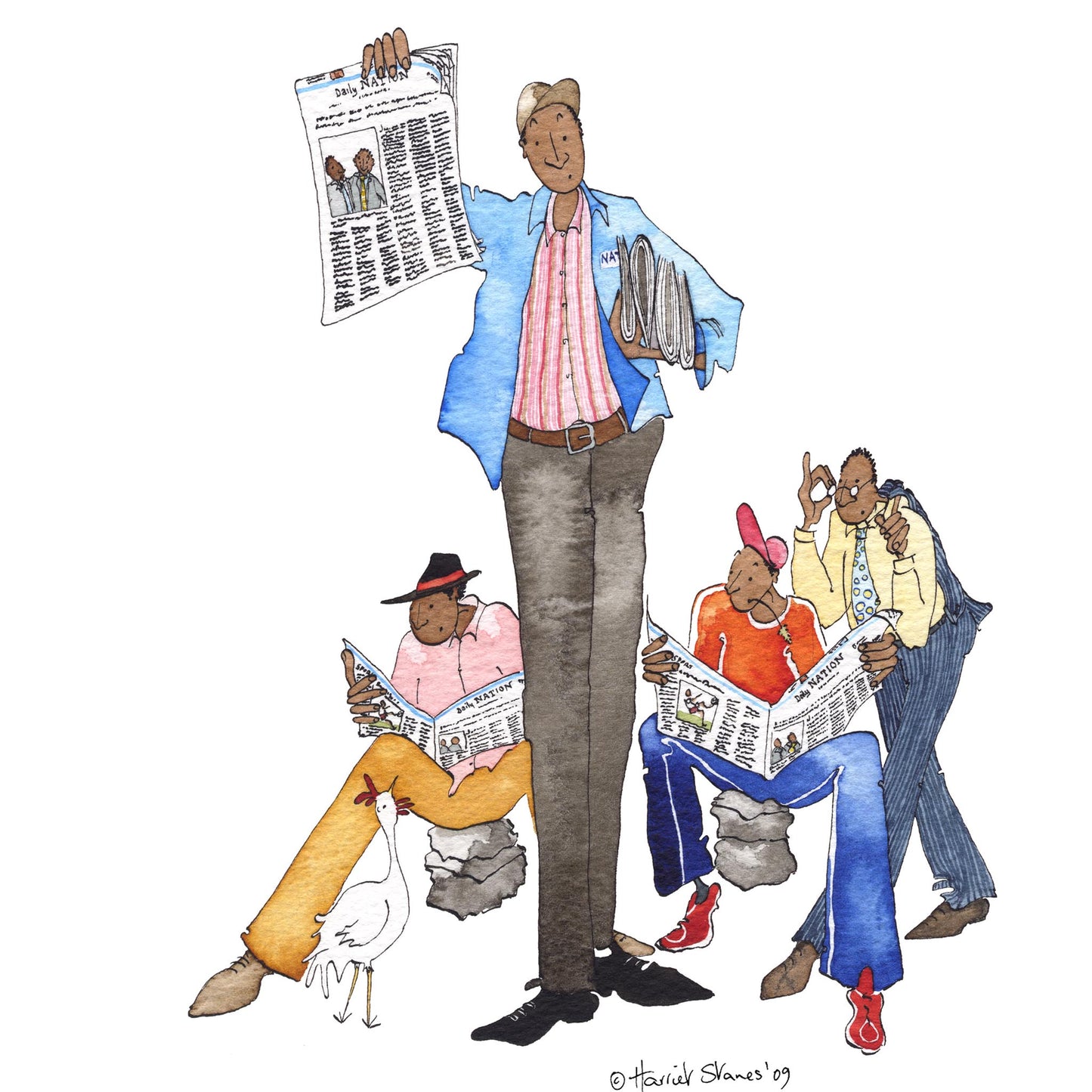 Newspaper Seller