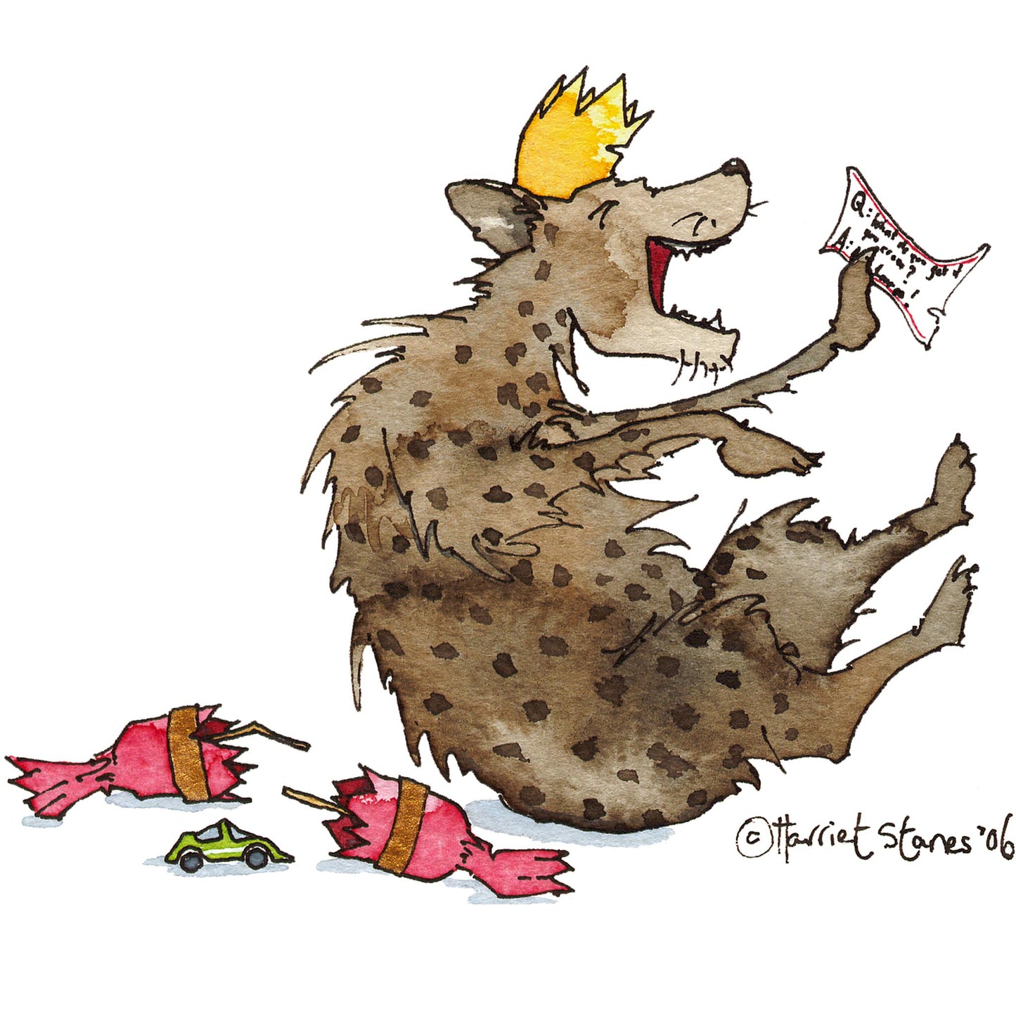 Christmas Hyena