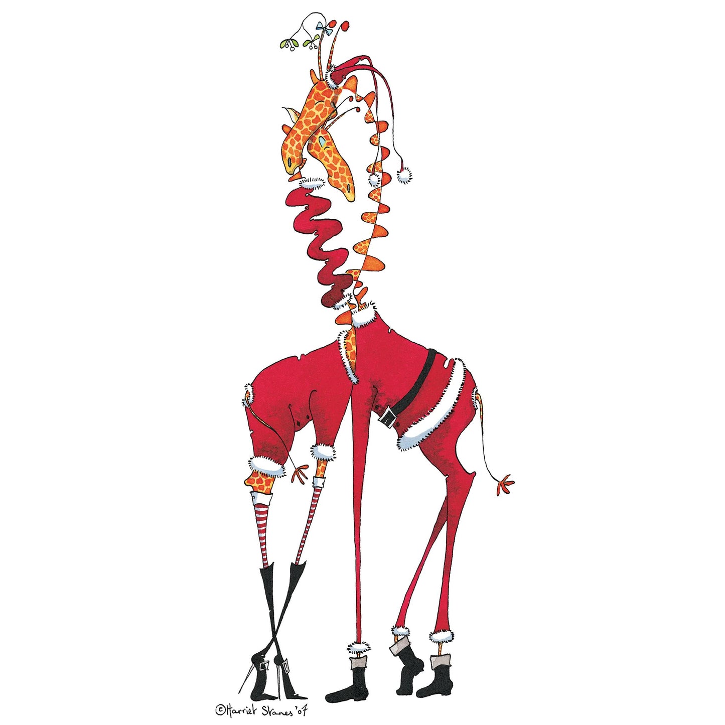 Christmas Giraffes