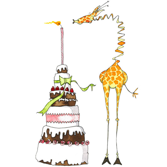 Birthday Candle Giraffe